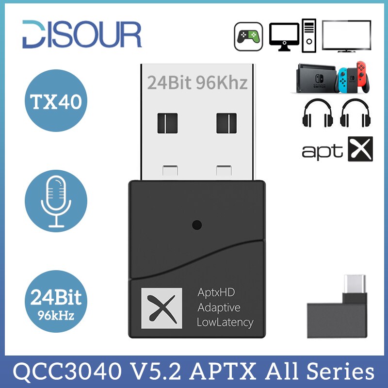 USB  5.2   ۽ű,  QCC3040, 24..